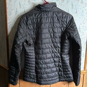 Black puffer type coat